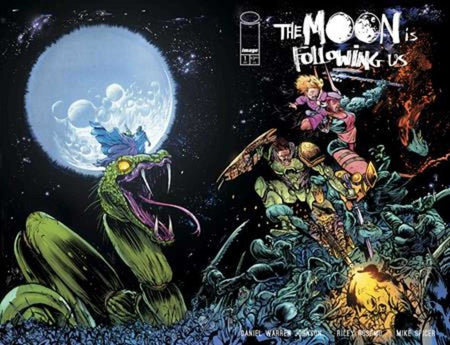 Stock Photo of The Moon Is Following Us #1 (Of 10) CVR B Daniel Warren Johnson & Mike Spicer Wraparound Variant Image Comics Comics sold by Stronghold Collectibles of Acadiana Lafayette, LA