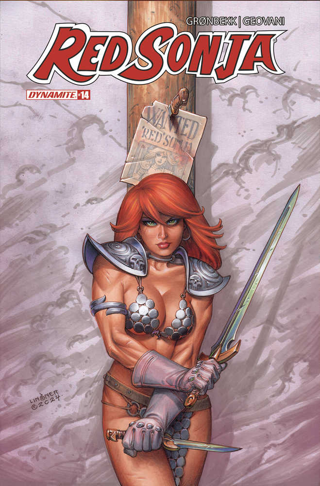 Stock Photo of Red Sonja 2023 #14 CVR C Linsner Dynamite Entertainment Comics sold by Stronghold Collectibles of Acadiana Lafayette, LA