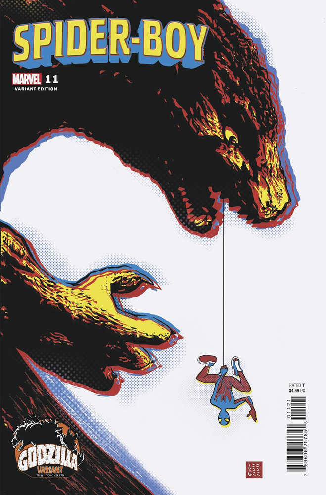 Stock Photo of Spider-Boy #11 Lee Garbett Godzilla Variant Marvel Comics Comics sold by Stronghold Collectibles of Acadiana Lafayette, LA