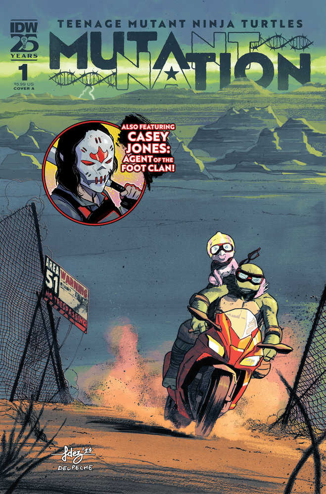 Stock Photo of Teenage Mutant Ninja Turtles: Mutant Nation #1 CVR A Fernandez IDW Publishing Comics sold by Stronghold Collectibles of Acadiana Lafayette, LA