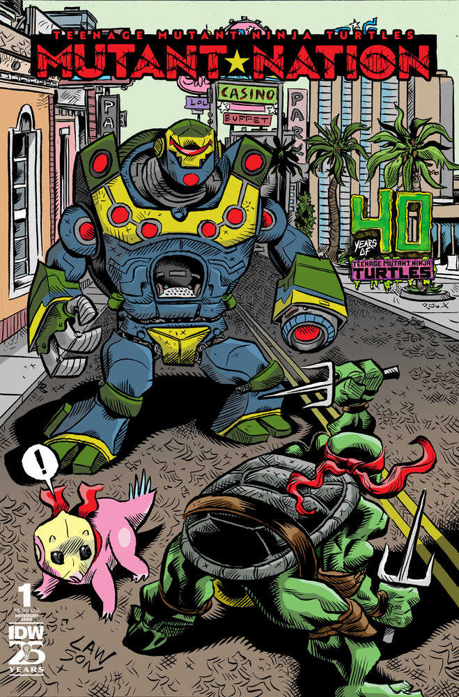 Stock Photo of Teenage Mutant Ninja Turtles: Mutant Nation #1 Variant 40th Anniversary Lawson IDW Publishing Comics sold by Stronghold Collectibles of Acadiana Lafayette, LA