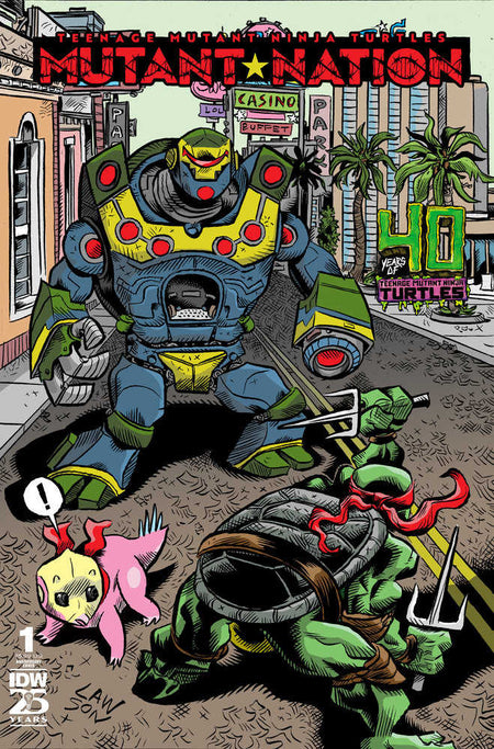 Stock Photo of Teenage Mutant Ninja Turtles: Mutant Nation #1 Variant 40th Anniversary Lawson IDW Publishing Comics sold by Stronghold Collectibles of Acadiana Lafayette, LA