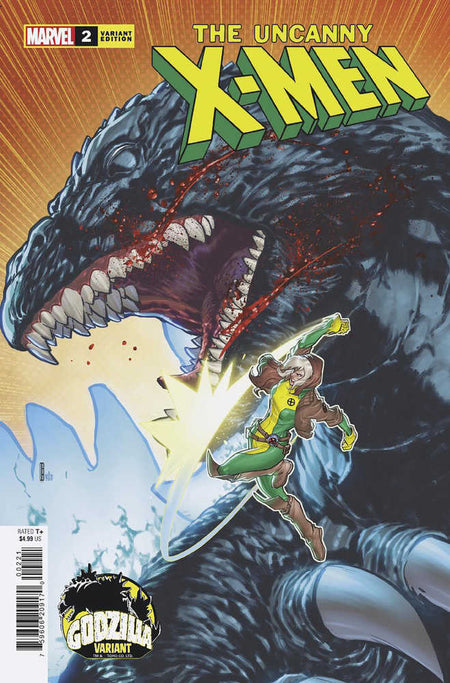 Stock Photo of Uncanny X-Men #2 David Baldeon Godzilla Variant Marvel Comics Comics sold by Stronghold Collectibles of Acadiana Lafayette, LA