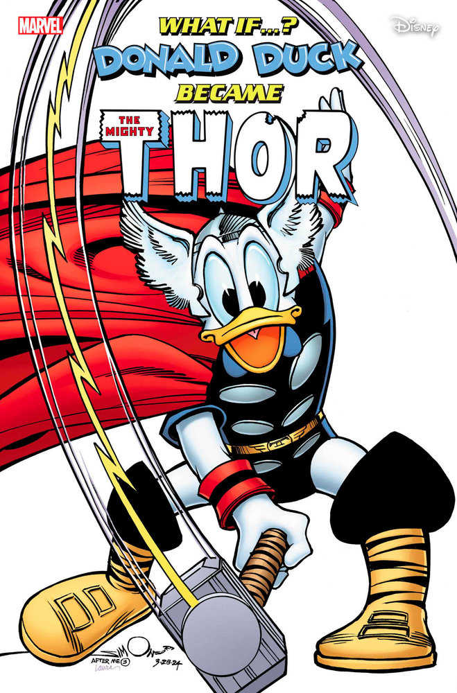 Stock Photo of Marvel & Disney: What If...? Donald Duck Became Thor #1 Walt Simonson Variant Marvel Comics Comics sold by Stronghold Collectibles of Acadiana Lafayette, LA