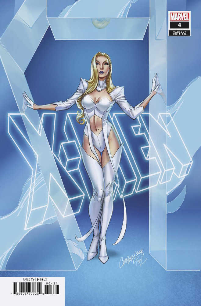 Stock Photo of X-Men #4 J. Scott Campbell Emma Frost Variant Marvel Comics Comics sold by Stronghold Collectibles of Acadiana Lafayette, LA