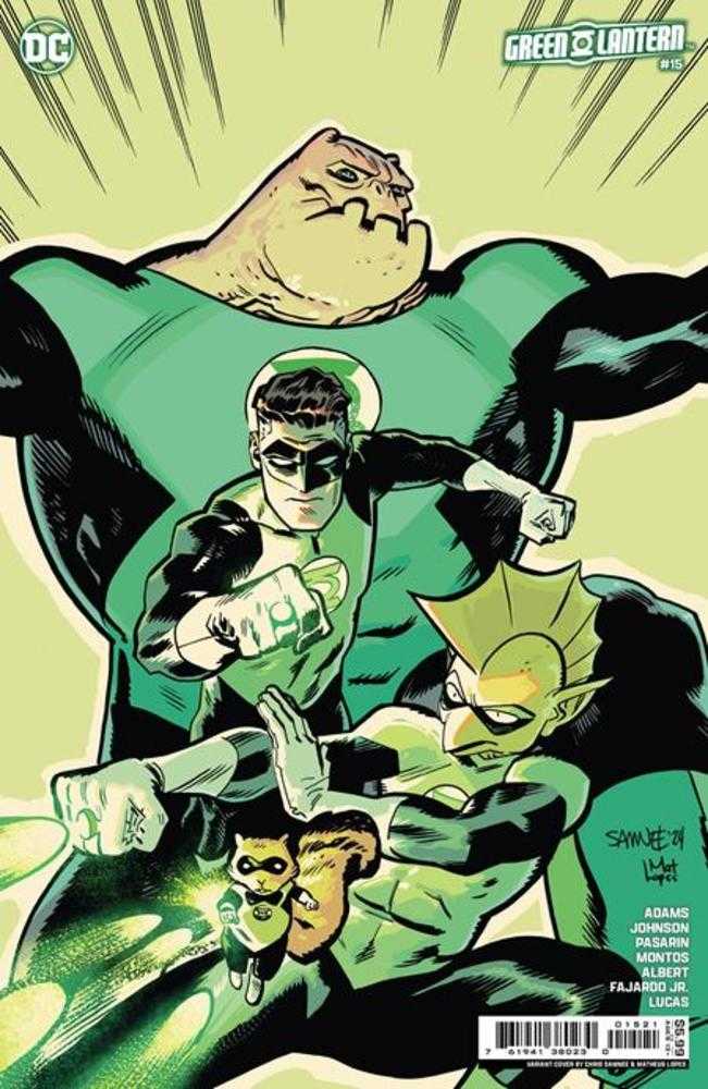 Stock Photo of Green Lantern #15 CVR B Chris Samnee Card Stock Variant (Absolute Power) DC Comics Comics sold by Stronghold Collectibles of Acadiana Lafayette, LA