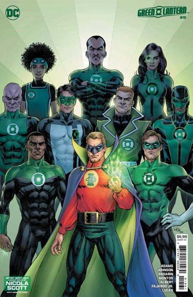 Stock Photo of Green Lantern #15 CVR D Nicola Scott Artist Spotlight Card Stock Variant (Absolute Power) DC Comics Comics sold by Stronghold Collectibles of Acadiana Lafayette, LA