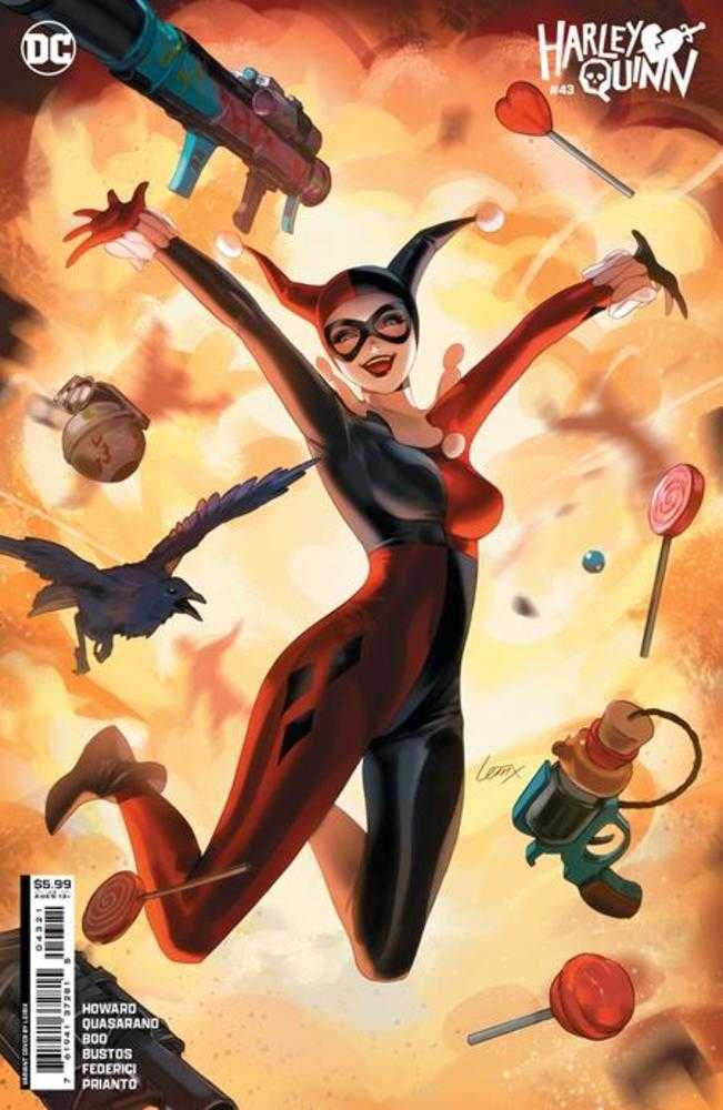 Stock Photo of Harley Quinn #43 CVR B Lesley Leirix Li Card Stock Variant DC Comics Comics sold by Stronghold Collectibles of Acadiana Lafayette, LA