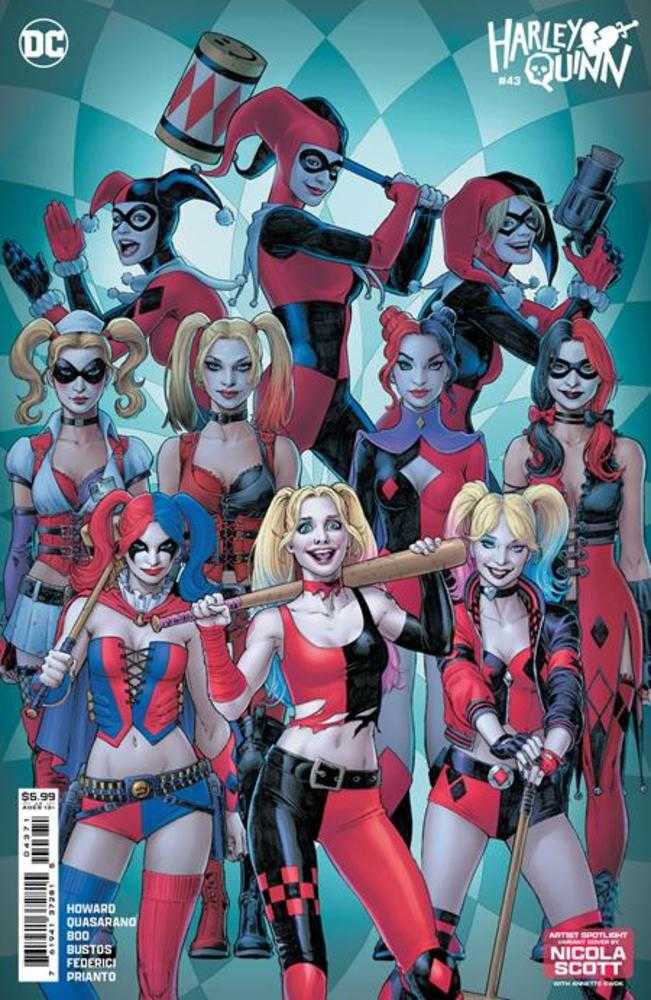 Stock Photo of Harley Quinn #43 CVR D Nicola Scott Artist Spotlight Card Stock Variant DC Comics Comics sold by Stronghold Collectibles of Acadiana Lafayette, LA