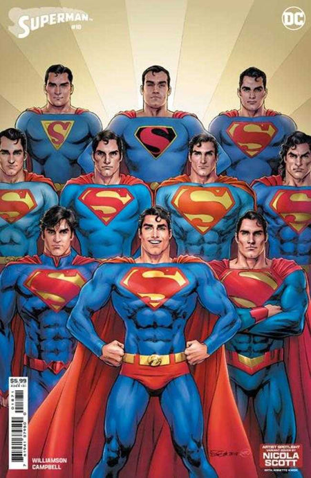 Stock Photo of Superman #18 CVR E Nicola Scott Artist Spotlight Card Stock Variant (Absolute Power) DC Comics Comics sold by Stronghold Collectibles of Acadiana Lafayette, LA