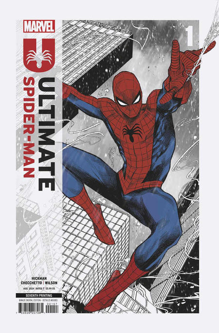 Stock photo of Ultimate Spider-Man #1 Marco Checchetto 7th Printing Variant Marvel Comics Comics sold by Stronghold Collectibles of Acadiana Lafayette, Louisiana