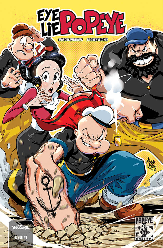 Stock photo of Eye Lie Popeye #1 (Of 5) CVR G 1:10 Williams Premiere Massive Publishing Comics sold by Stronghold Collectibles of Acadiana Lafayette, Louisiana