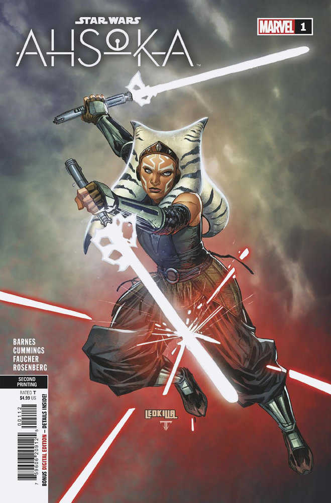 Stock photo of Star Wars: Ahsoka #1 Ken Lashley 2nd Print Variant Marvel Comics Comics sold by Stronghold Collectibles of Acadiana Lafayette, Louisiana