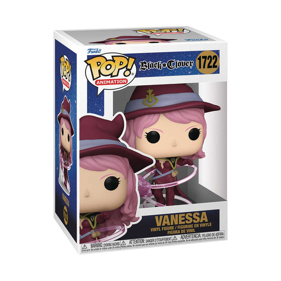 Stock Photo of Pop Animation Black Clover Vanessa Vinyl Figure FUNKO Toys and Models sold by Stronghold Collectibles of Acadiana Lafayette, LA