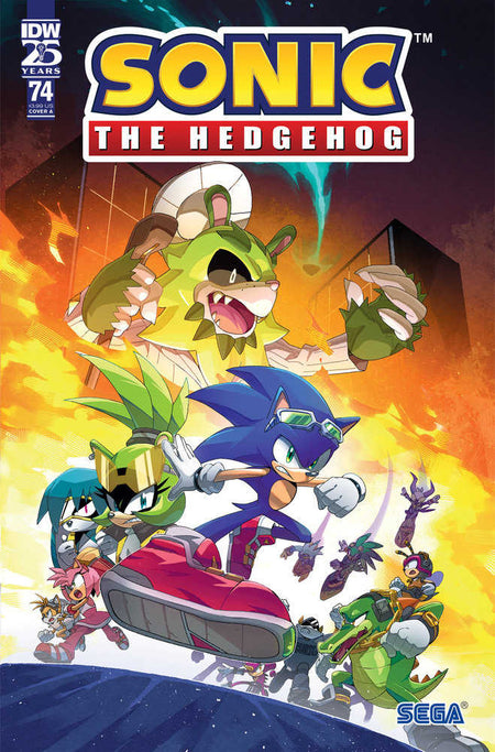 Stock Photo of Sonic the Hedgehog #74 CVR A (Arq) IDW Publishing Comics sold by Stronghold Collectibles of Acadiana Lafayette, LA