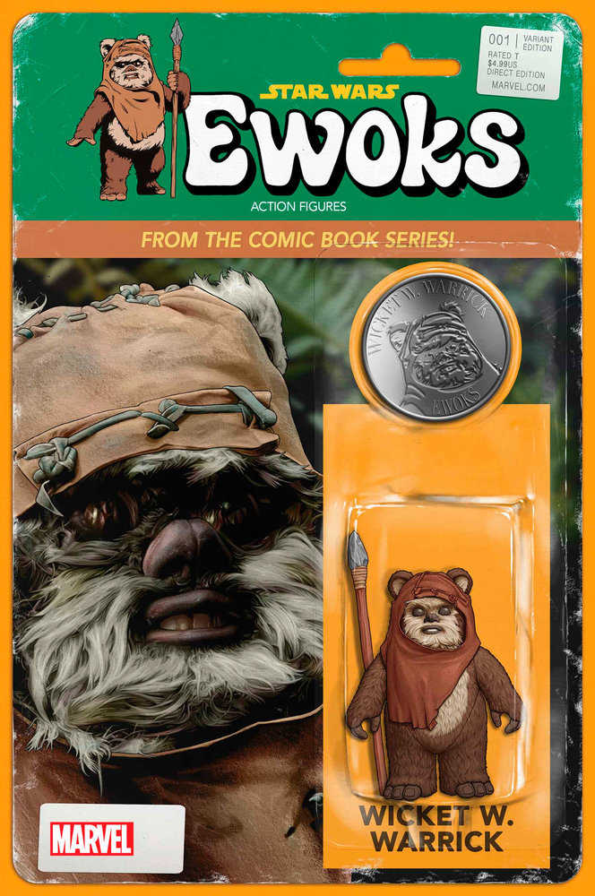 Stock Photo of Star Wars: Ewoks #1 John Tyler Christopher Action Figure Variant Marvel Comics Comics sold by Stronghold Collectibles of Acadiana Lafayette, LA