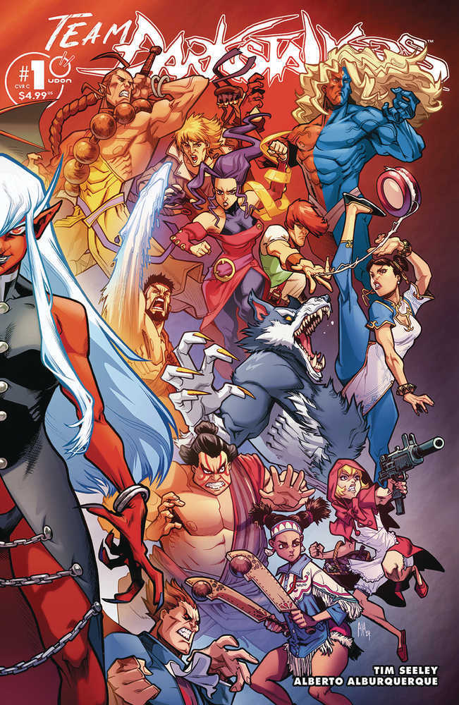 Stock Photo of Team Darkstalkers #1 CVR C Alburquerque Udon Entertainment Comics sold by Stronghold Collectibles of Acadiana Lafayette, LA