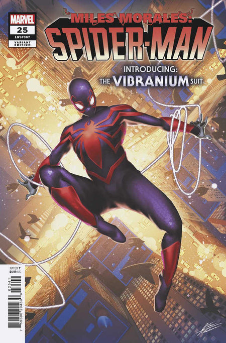 Stock Photo of Miles Morales: Spider-Man #25 Mateus Manhanini New Costume Variant Marvel Comics Comics sold by Stronghold Collectibles of Acadiana Lafayette, LA