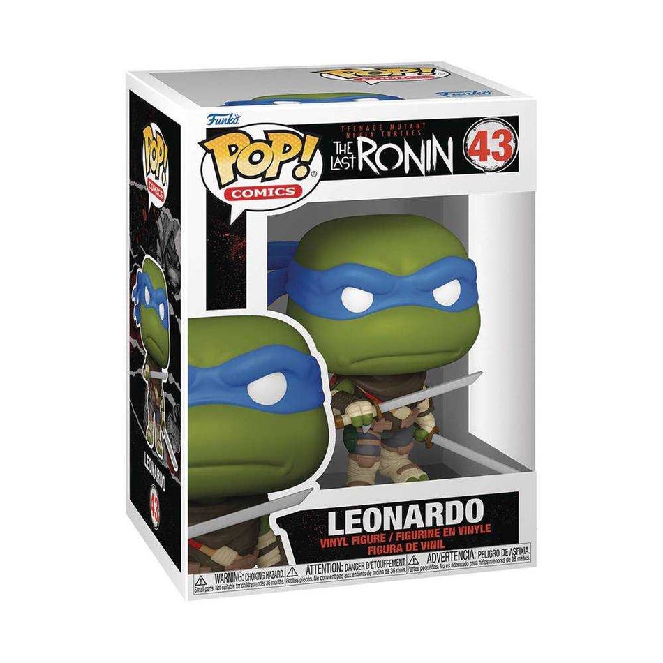 Stock Photo of Pop Comics Teenage Mutant Ninja Turtles Last Ronin Leonardo Figure FUNKO Toys and Models sold by Stronghold Collectibles of Acadiana Lafayette, LA