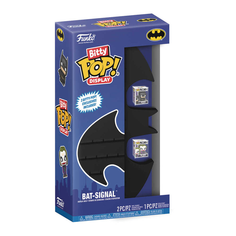 Stock Photo of Bitty Pop Display Batman Signal FUNKO Toys and Models sold by Stronghold Collectibles of Acadiana Lafayette, LA