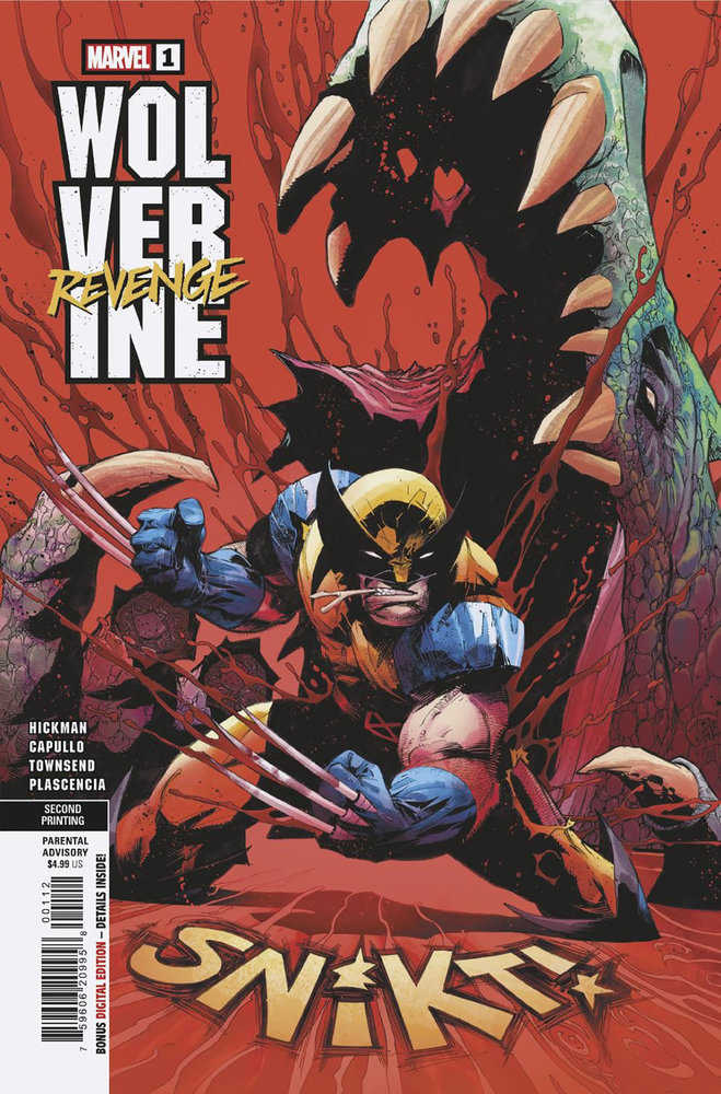Stock Photo of Wolverine: Revenge #1 Adam Kubert 2nd Print Variant Marvel Comics Comics sold by Stronghold Collectibles of Acadiana Lafayette, LA