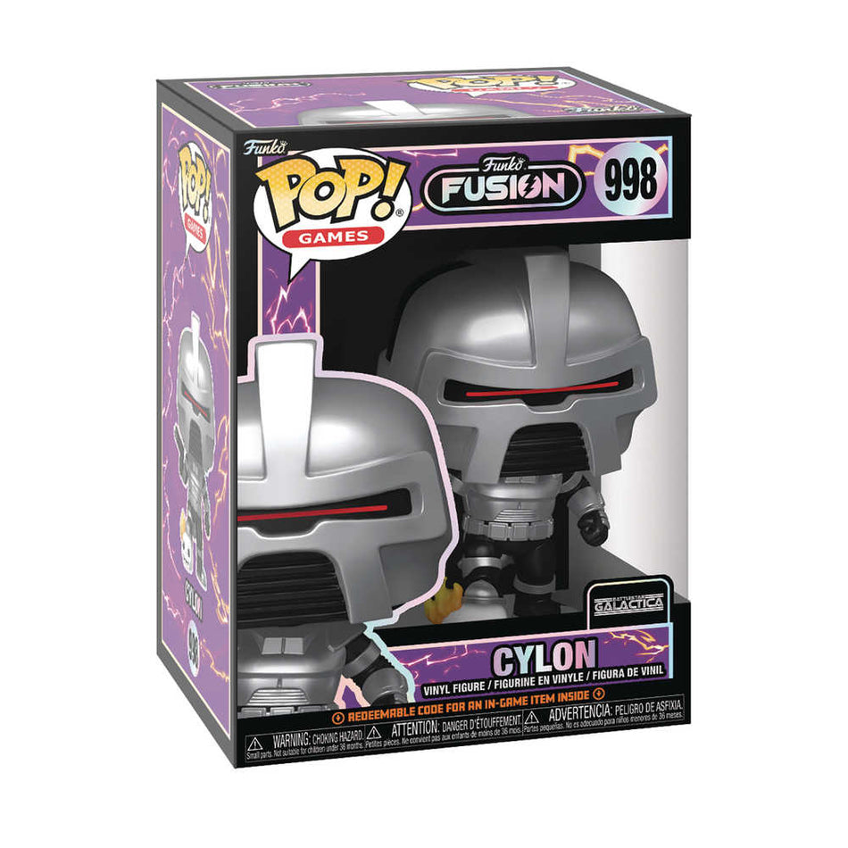 Stock Photo of Pop Games Funko Fusion S2 Cylon W/Ch Vinyl Figure FUNKO Toys and Models sold by Stronghold Collectibles of Acadiana Lafayette, LA
