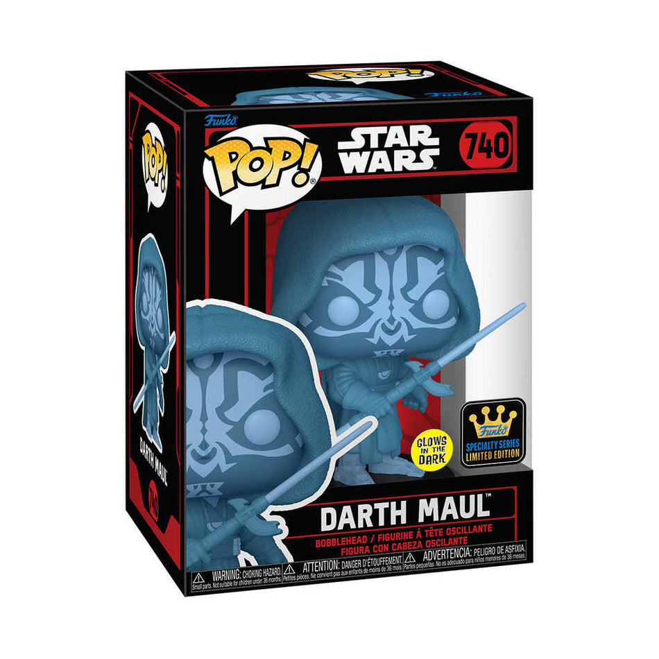Stock Photo of Pop Specialty Series Star Wars Darkside Darth Maul Holo Gw Vinyl Figure FUNKO Toys and Models sold by Stronghold Collectibles of Acadiana Lafayette, LA