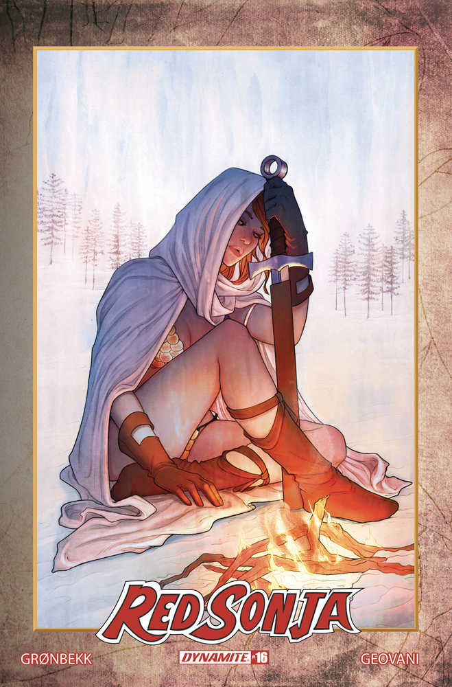 Stock Photo of Red Sonja 2023 #16 CVR F 1:10 Variant Edition Frison Modern Icon Dynamite Entertainment Comics sold by Stronghold Collectibles of Acadiana Lafayette, LA