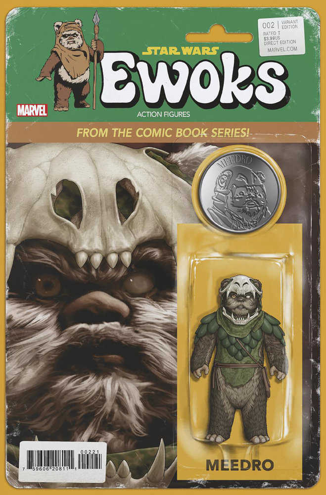 Stock Photo of Star Wars: Ewoks #2 John Tyler Christopher Action Figure Variant Marvel Comics Comics sold by Stronghold Collectibles of Acadiana Lafayette, LA