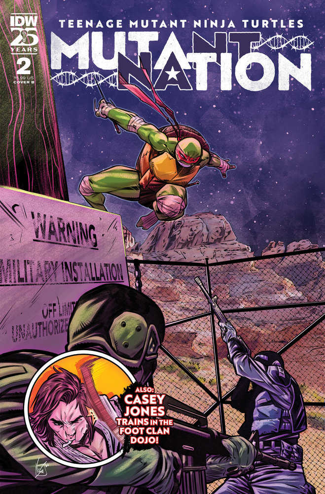 Stock Photo of Teenage Mutant Ninja Turtles: Mutant Nation #2 Variant B Federici IDW Publishing Comics sold by Stronghold Collectibles of Acadiana Lafayette, LA