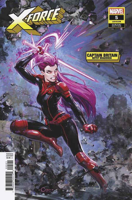 Stock Photo of X-Force #5 Clayton Crain Betsy Braddock Variant Marvel Comics Comics sold by Stronghold Collectibles of Acadiana Lafayette, LA