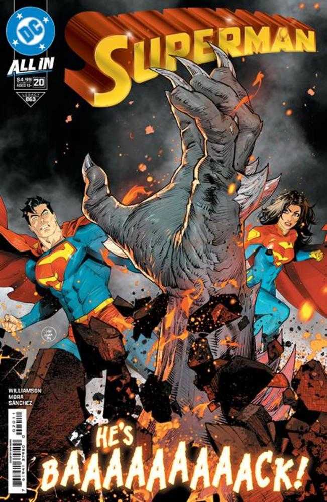 Stock Photo of Superman #20 CVR A Dan Mora DC Comics Comics sold by Stronghold Collectibles of Acadiana Lafayette, LA