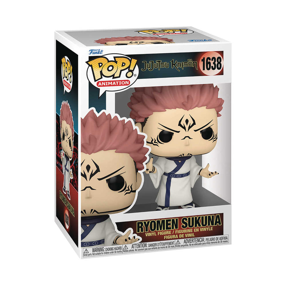 Stock Photo of Pop Animation Jujutsu Kaisen Sukuna Vinyl Figure FUNKO Toys and Models sold by Stronghold Collectibles of Acadiana Lafayette, LA
