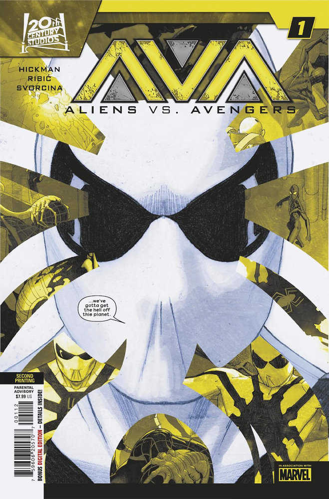 Stock Photo of Aliens vs. Avengers #1 Esad Ribic 2nd Print Variant Marvel Comics Comics sold by Stronghold Collectibles of Acadiana Lafayette, LA