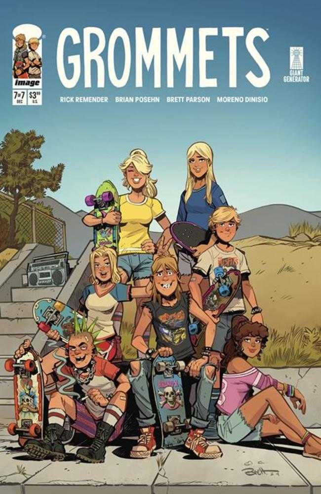 Stock Photo of Grommets #7 (Of 7) CVR A Brett Parson Image Comics Comics sold by Stronghold Collectibles of Acadiana Lafayette, LA