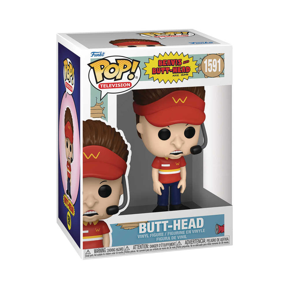 Stock Photo of Pop TV Beavis & Butt Head S2 Butt Head Vinyl Figure FUNKO Toys and Models sold by Stronghold Collectibles of Acadiana Lafayette, LA