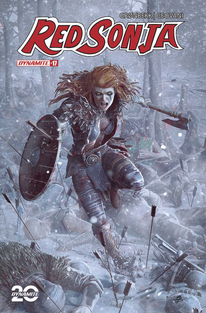 Stock Photo of Red Sonja 2023 #17 CVR B Barends Dynamite Entertainment Comics sold by Stronghold Collectibles of Acadiana Lafayette, LA