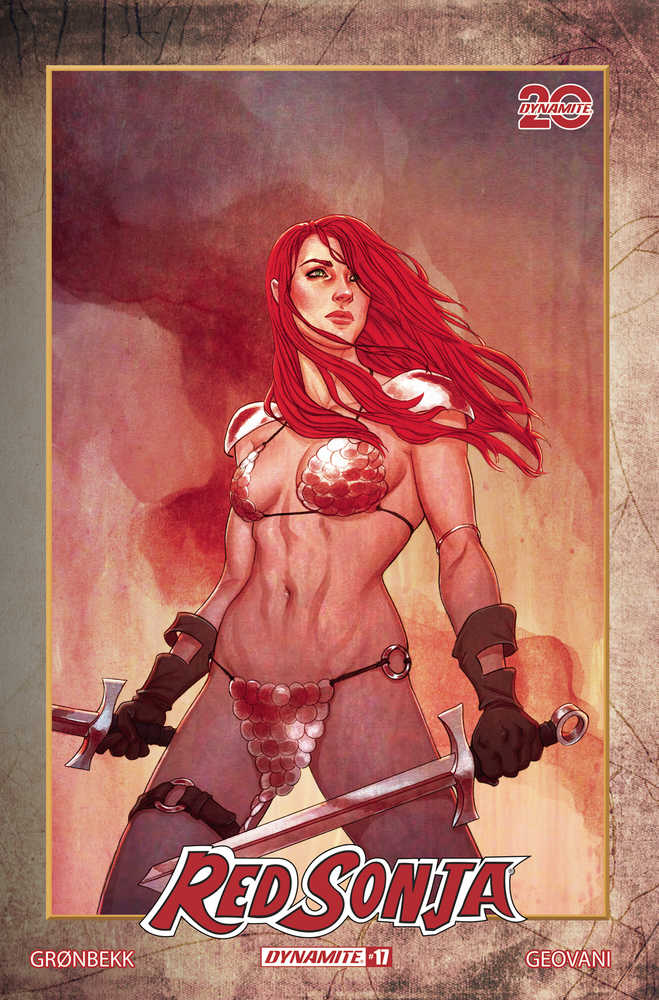 Stock Photo of Red Sonja 2023 #17 CVR F 1:10 Variant Edition Frison Modern Icon Dynamite Entertainment Comics sold by Stronghold Collectibles of Acadiana Lafayette, LA