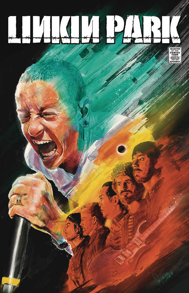 Stock Photo of Rock & Roll Biographies Linkin Park CVR A Vilchez (Mature) OTHER PUBLISHERS Comics sold by Stronghold Collectibles of Acadiana Lafayette, LA