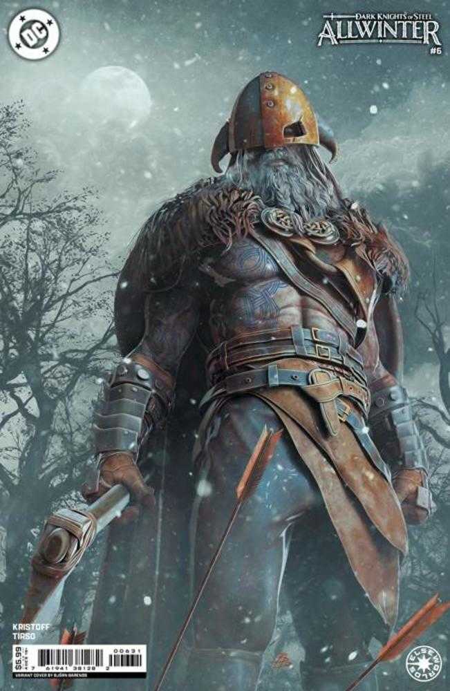 Stock Photo of Dark Knights of Steel Allwinter #6 (Of 6) CVR B Bjorn Barends Card Stock Variant DC Comics Comics sold by Stronghold Collectibles of Acadiana Lafayette, LA