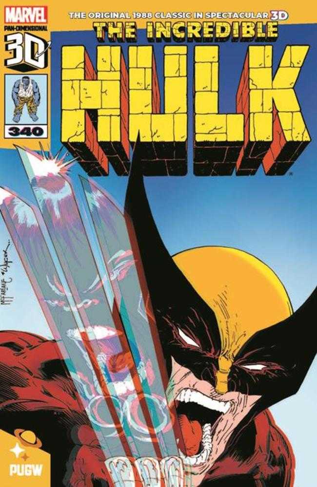 Stock Photo of Incredible Hulk #340 Pan Dimensional 3D Edition Pan-Universal Galactic Comics sold by Stronghold Collectibles of Acadiana Lafayette, LA