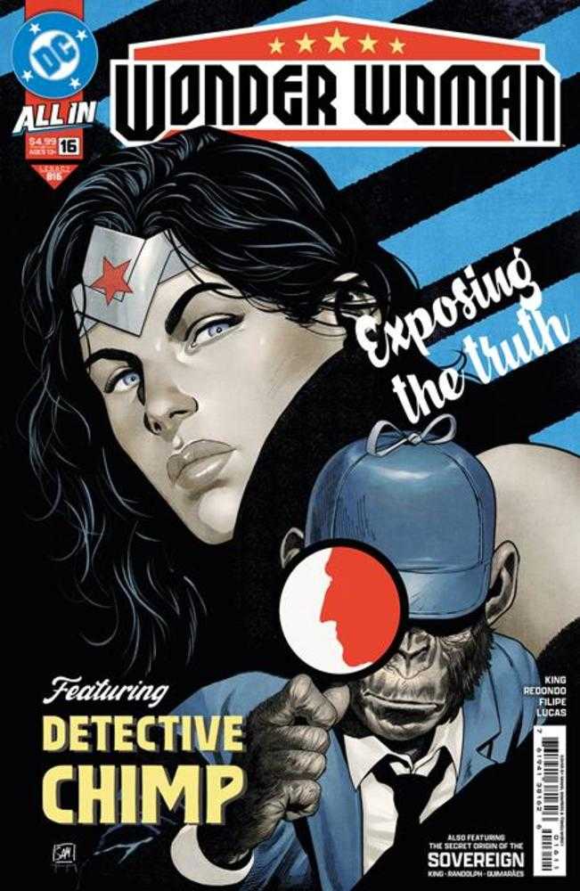 Stock Photo of Wonder Woman #16 CVR A Daniel Sampere DC Comics Comics sold by Stronghold Collectibles of Acadiana Lafayette, LA