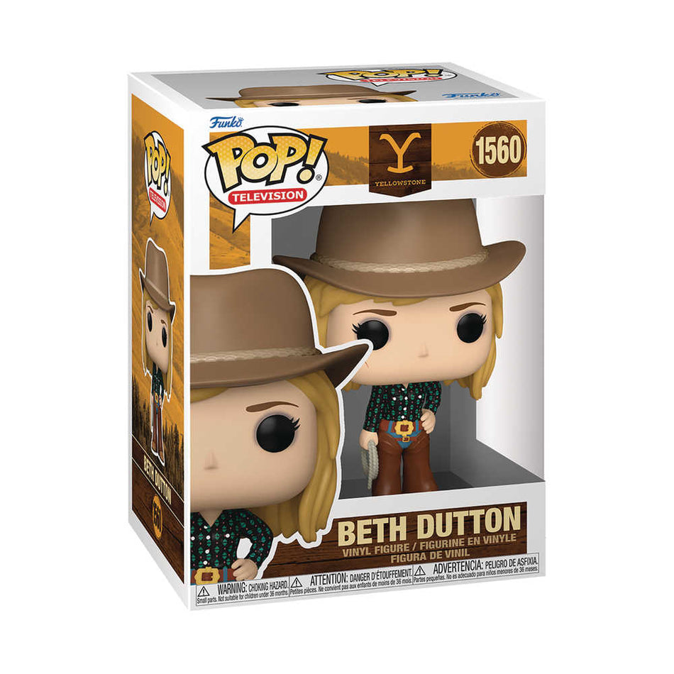 Stock Photo of Pop TV Yellowstone S2 Beth Dutton Vinyl Figure FUNKO Toys and Models sold by Stronghold Collectibles of Acadiana Lafayette, LA