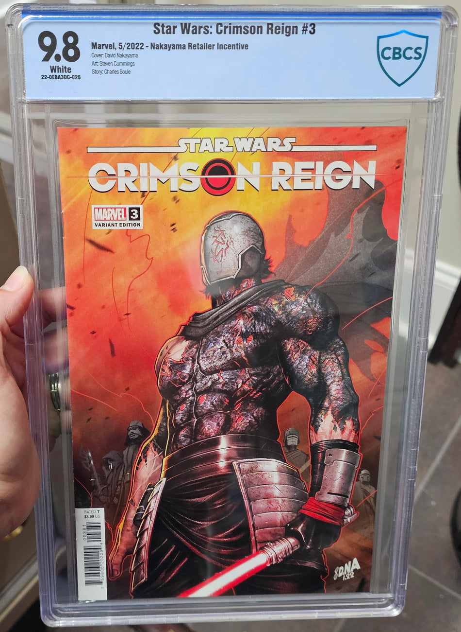 Star Wars Crimson Reign #3 David DNA Nakayama CBCS 9.8