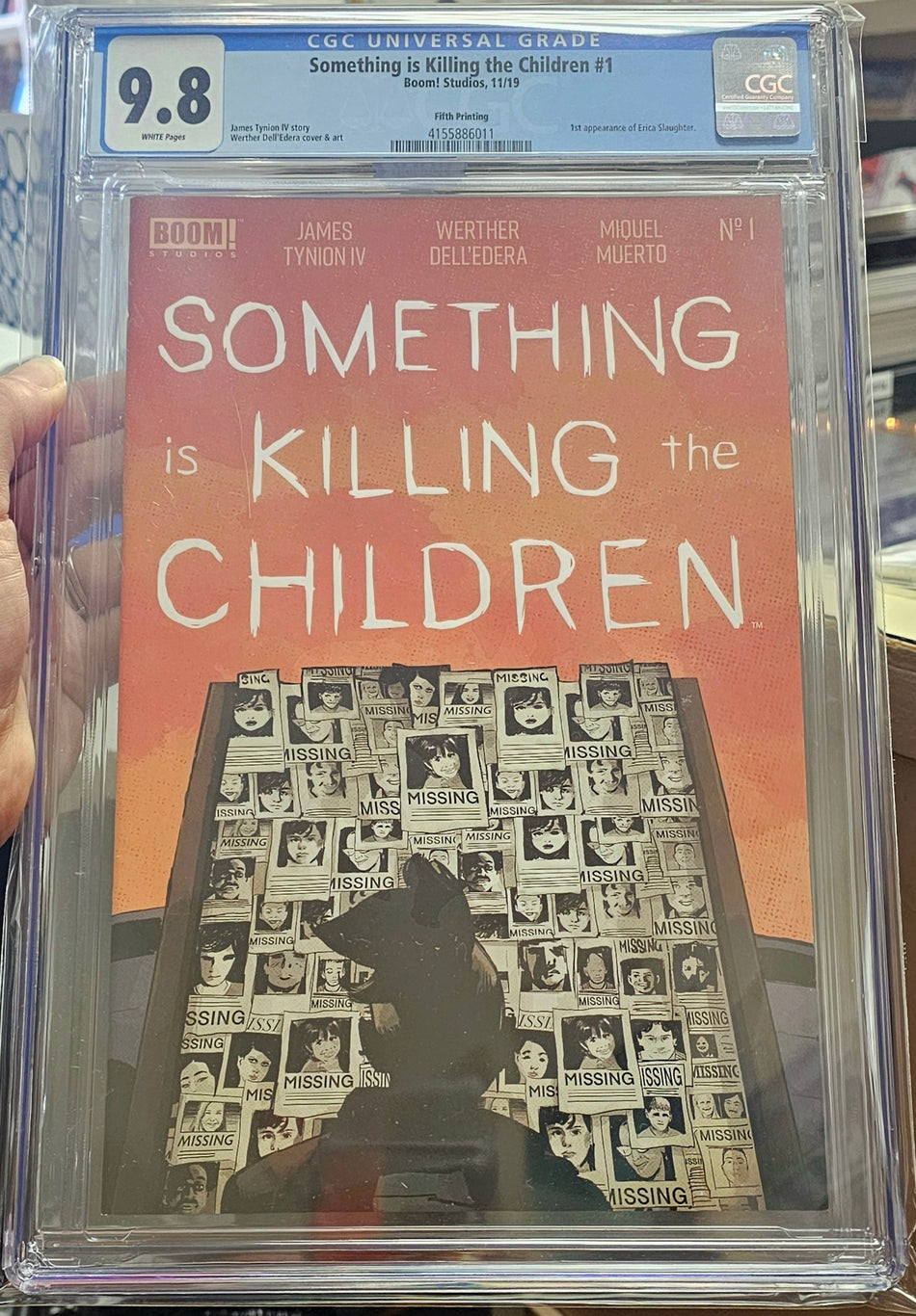 Something Is Killing The Children #1 5th Fifth Print CGC 9.8 (1st Appearance of Erica Slaughter)