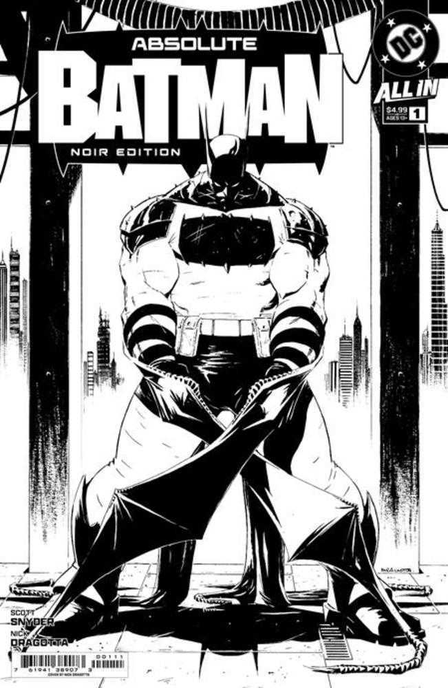 Absolute Batman Noir Edition #1 (One Shot) Cover A Nick Dragotta PRESALE Orders due 10/21