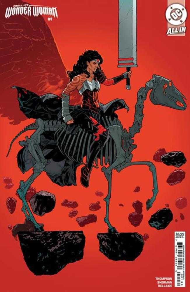 Stock Photo of Absolute Wonder Woman #1 2nd Print CVR B Jeff Spokes Card Stock Variant DC Comics Comics sold by Stronghold Collectibles of Acadiana Lafayette, LA