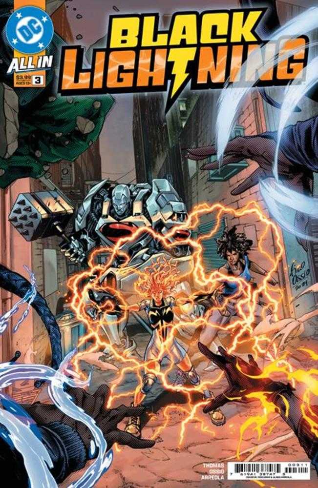 Stock Photo of Black Lightning #3 CVR A Fico Ossio DC Comics Comics sold by Stronghold Collectibles of Acadiana Lafayette, LA