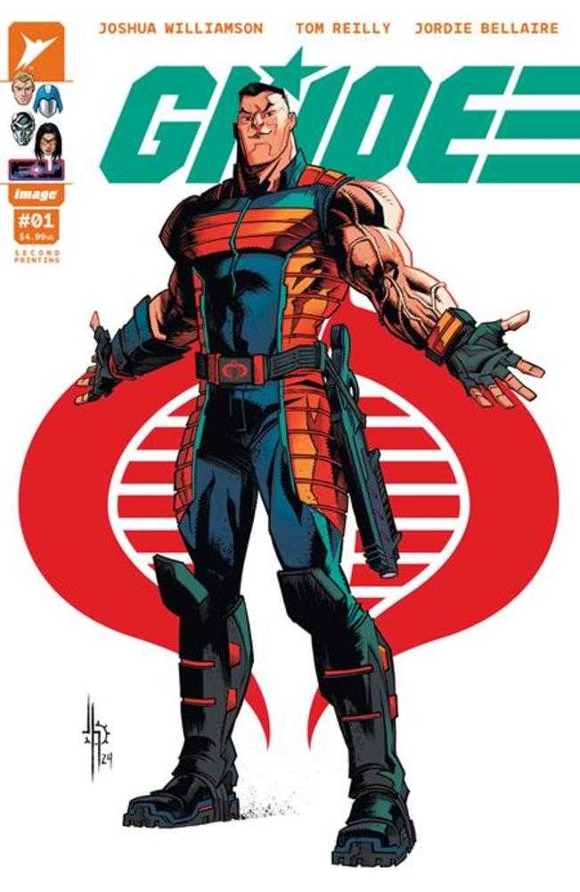 Stock Photo of G.I. Joe #1 2nd Print CVR B Jason Howard Cobra Variant Image Comics Comics sold by Stronghold Collectibles of Acadiana Lafayette, LA