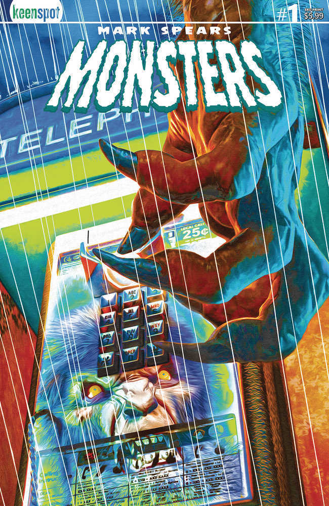 Stock Photo of Mark Spears Monsters #1 3RD Printing CVR A Telephone Line Keenspot Entertainment Comics sold by Stronghold Collectibles of Acadiana Lafayette, LA